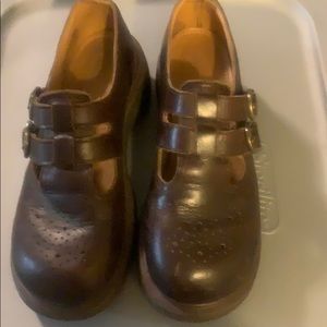 Brown Doc Marten Mary Janes